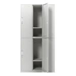 D450mm SPCC 6 Door Steel Locker Metal Storage Cabinet Office Locker Almirah