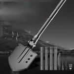 OEM 76cm Multifunctional Outdoor Shovel , Self Defense Multi Purpose Tactical