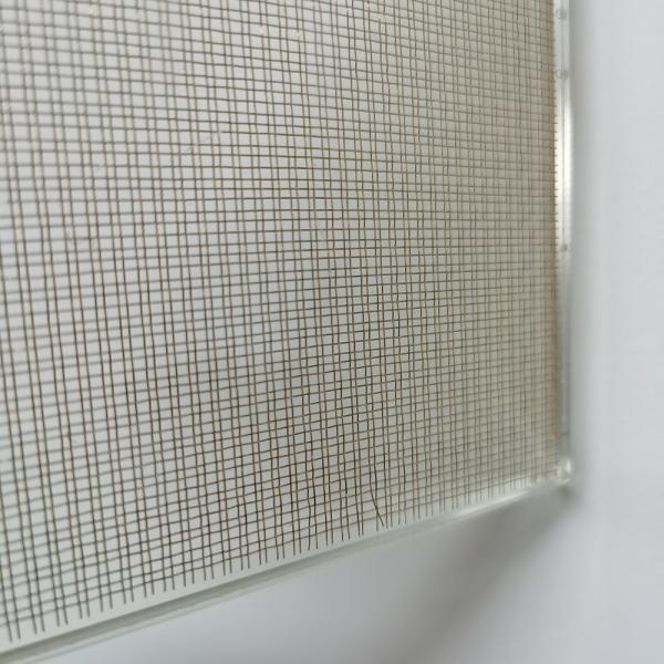 Buy cheap Transparent Stainless Steel Wire Mesh Laminated Glass High Tensile Strength from wholesalers