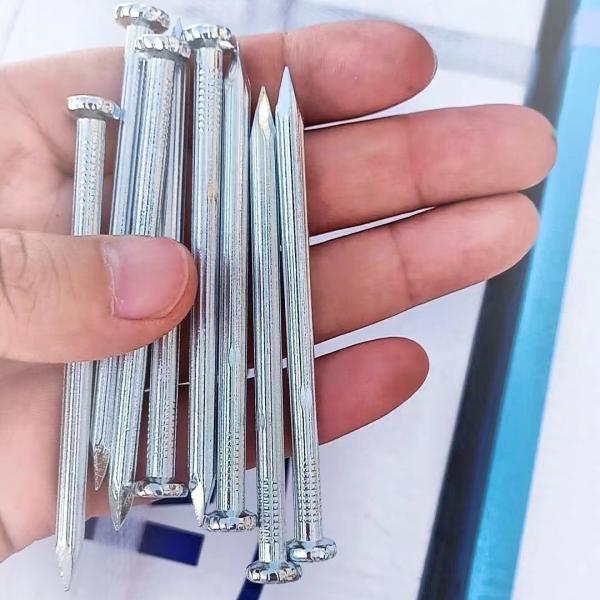 Buy cheap ODM Zinc Plated Steel Concrete Nails With Flat Head Carbon Steel 45# 55# from wholesalers