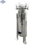 Manufacture Quick-opening Flange Bag Filter Housing Stainless Steel Water Flow