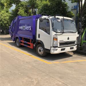 Wholesale 4X2 EURO 3 HOWO 8CBM RHD LHD WASTE REMOVEL TRUCK WASTE COMPACTOR TRUCK from china suppliers