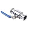 Buy cheap OEM Support SS304 1/4''-4.0'' Homebrew Tri-Clamp Ball Valve Stainless Steel Sanitary Valve from wholesalers