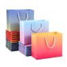 Buy cheap Shopping Colored Fancy Paper 100g Garment Packaging Bags Flexo Printing from wholesalers