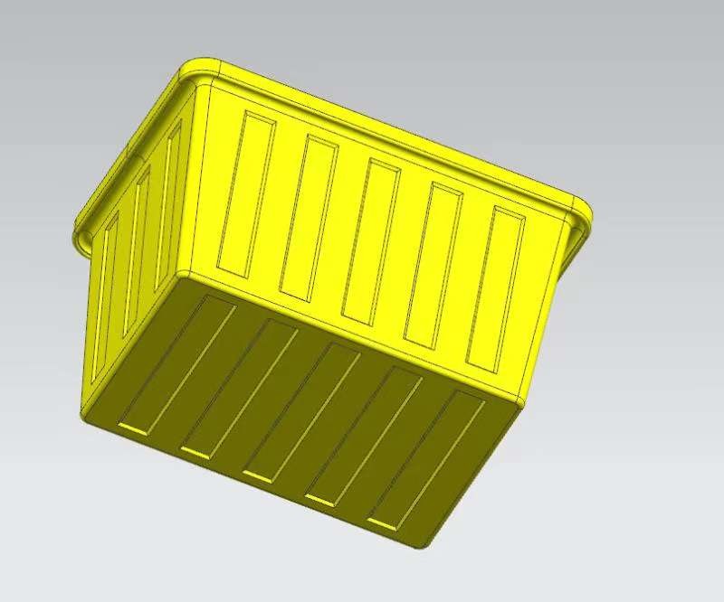 One hundred forty liters of square box mold for making plastic products