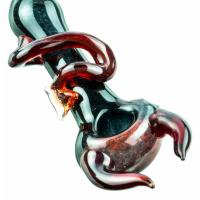 Buy cheap 4inch Glass Hand Pipes Weeding Water Smoking Herb Dugout Tobacco Hand Spoon product