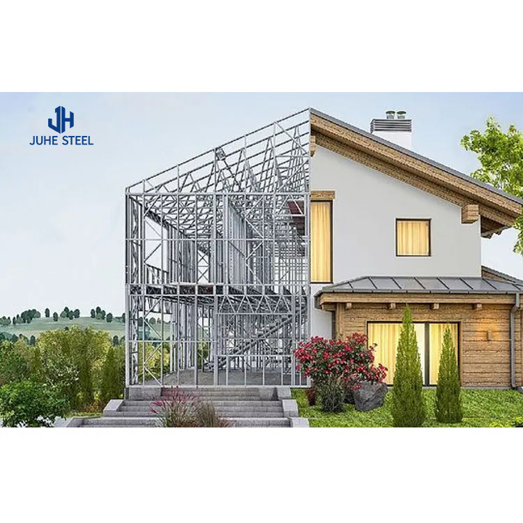Customized Prefabricated Steel Structure Two Story Hotel Building Construction