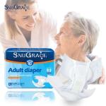 Printed SNUGRACE Deodorizing Chip Adult Diapers 70-250g Thick Diaper for Women