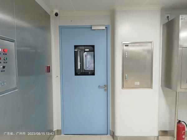 Steel Door Hermetic Clean Room Steel Swing Door For Hospital Laboratory Clean
