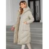 Buy cheap Long Women's Winter Quilted Coat Fashionable Down Jacket with Regular Fit from wholesalers