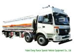 FOTON Petroleum Oil / Gasoline Delivery Truck , Crude Oil Tanker Truck 32000L