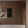 Buy cheap Modern Wooden Veneer Melamine Finished Kitchen Cupboard Island White Kitchen Cabinet For Apartment from wholesalers