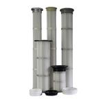 Low Pressure Drop Pleated Filter Cartridge , Industrial Hepa Filter Careful