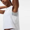 Buy cheap Loose Sleeveless Workout Crop Tops Polyester Spandex Muscle Tank Shirts from wholesalers