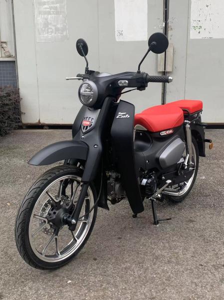 Buy cheap 110cc engine Hot Sale 120cc Gasoline City Bike Moped Underbone Motorcycle Gas Colour Black air cooling Cub from wholesalers