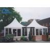 Buy cheap Custom Aluminum Frame Glass Wall Gazebo Pagoda Tent For Parties Restaurant Booth from wholesalers