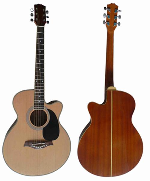 Buy cheap 40inch Cutaway Spruce Acoustic guitar western guitar with Sapele back -AF4020C from wholesalers