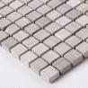 Buy cheap Wood Grain Stone Mosaic Bathroom Sink Splashback Tiles , Bathroom Countertop Tile Morden Design from wholesalers