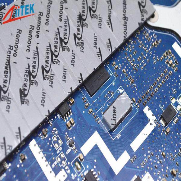 Buy cheap 6W/MK Outgassing 0.30% Silicone Thermal Pad For Electronics 10" x 16" from wholesalers