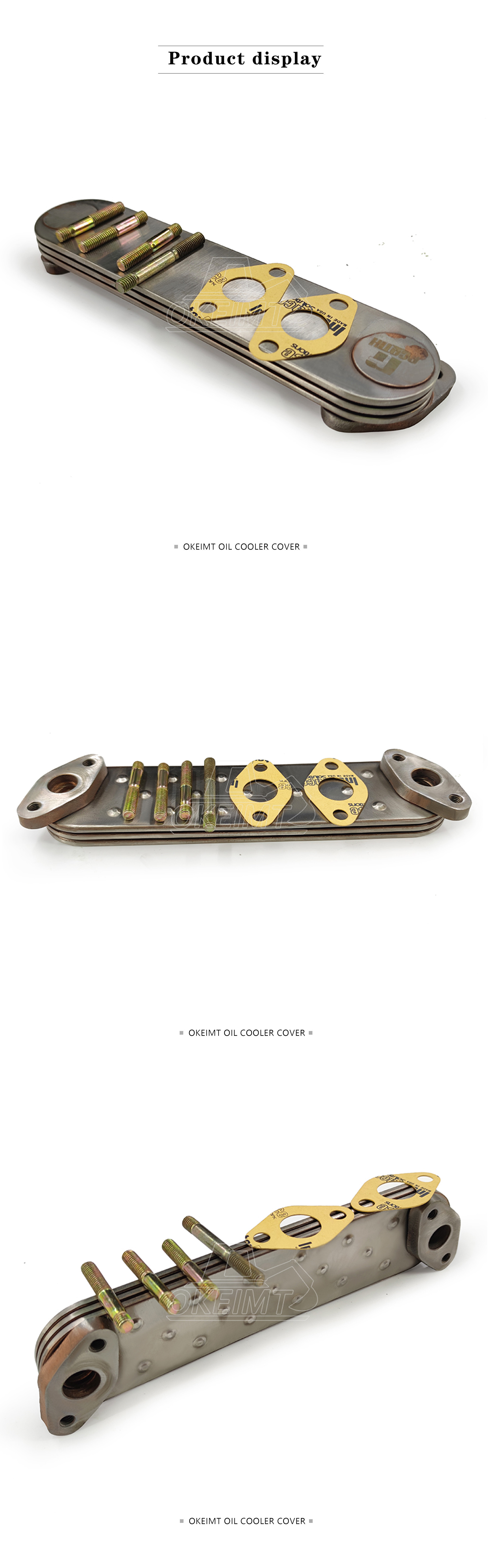 Polished Engine Oil Cooler 15711-1370 15701-1171 W06E W06D W04D Oil Cooler Core
