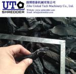 automatic car tire shredder/ truck tyre shredder, waste tire shredder, double