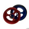 Buy cheap Sport Wheelchairs Front Wheel 100mm 125MM PU On Aluminum Casting Core from wholesalers