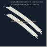 Buy cheap Recip Saw Blade Bimetal M42 8% cobalt Demolition for Cutting Wood & Nails 9" 225mm 10/14T,Power Tools from wholesalers
