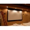 Buy cheap Tensioned 3d Movie Theater Projection Screen , Widescreen Roll Up Projection Screen from wholesalers