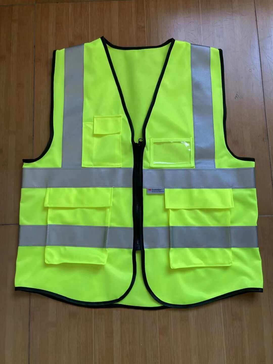 Reflective Traffic Vest 120 Grams Green Safety Vest For Running
