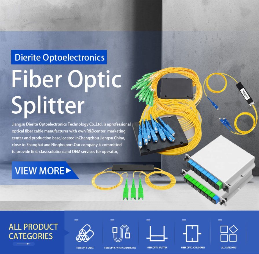 Mini Bare Steel Tube PLC Fiber Optic Optical Mini PLC Splitter (FTTH, CATV, telecom)