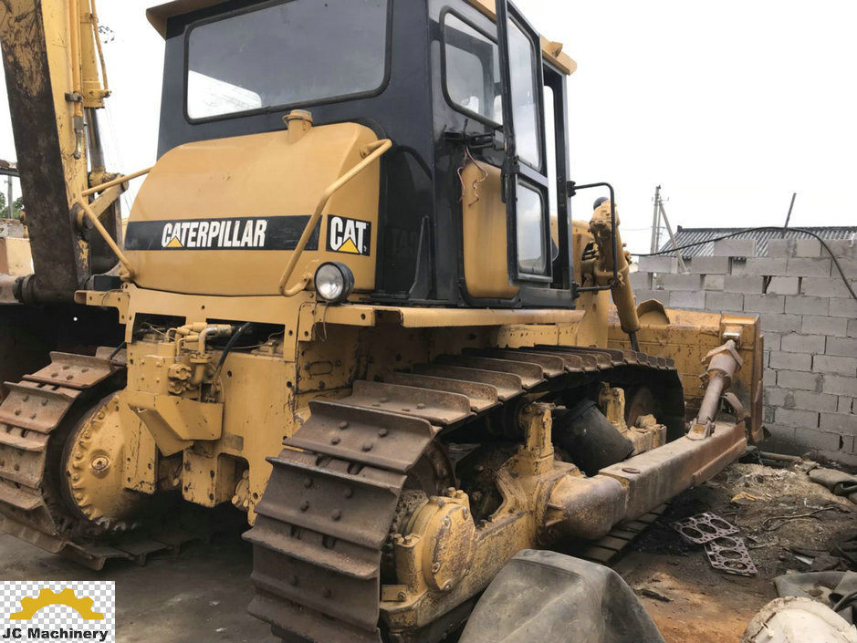 Original Paint Used Crawler Dozers , Cat D7G Bulldozer With Winch Optional