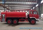 8000 L - 10000 L Double Function Water Tank Fire Truck 3 Axles 160HP