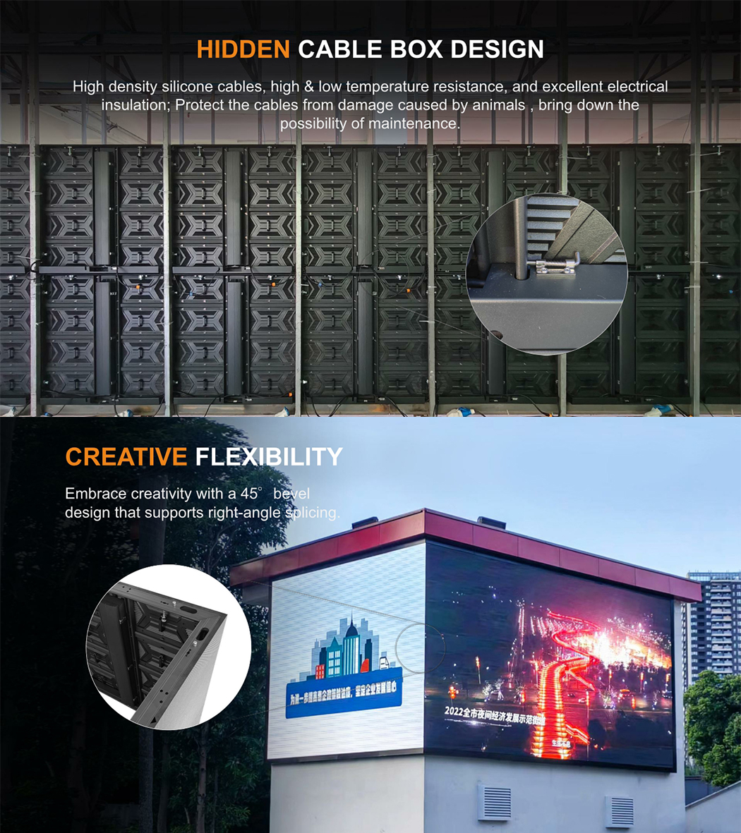 Energy Saving High Definition P3.91 P4.81 P6.25 P7.8 P10.4 Full Color LED Video Wall Outdoor Waterproof LED Display LED Screen