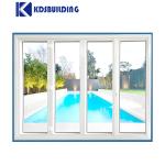Swing PVC Decorative Door Soft Plastic High Speed Stack Upvc Folding Door