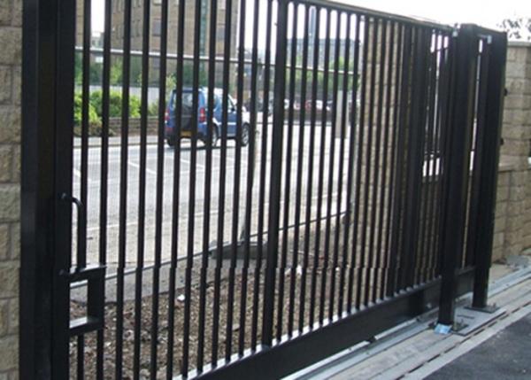 Buy cheap Durable Motorised Metal Sliding Gates Powder Coated For Wall Compound from wholesalers