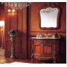 Buy cheap 1800mm 33in Luxury Solid Wood White Bathroom Vanity Cabinets With Grain Top from wholesalers