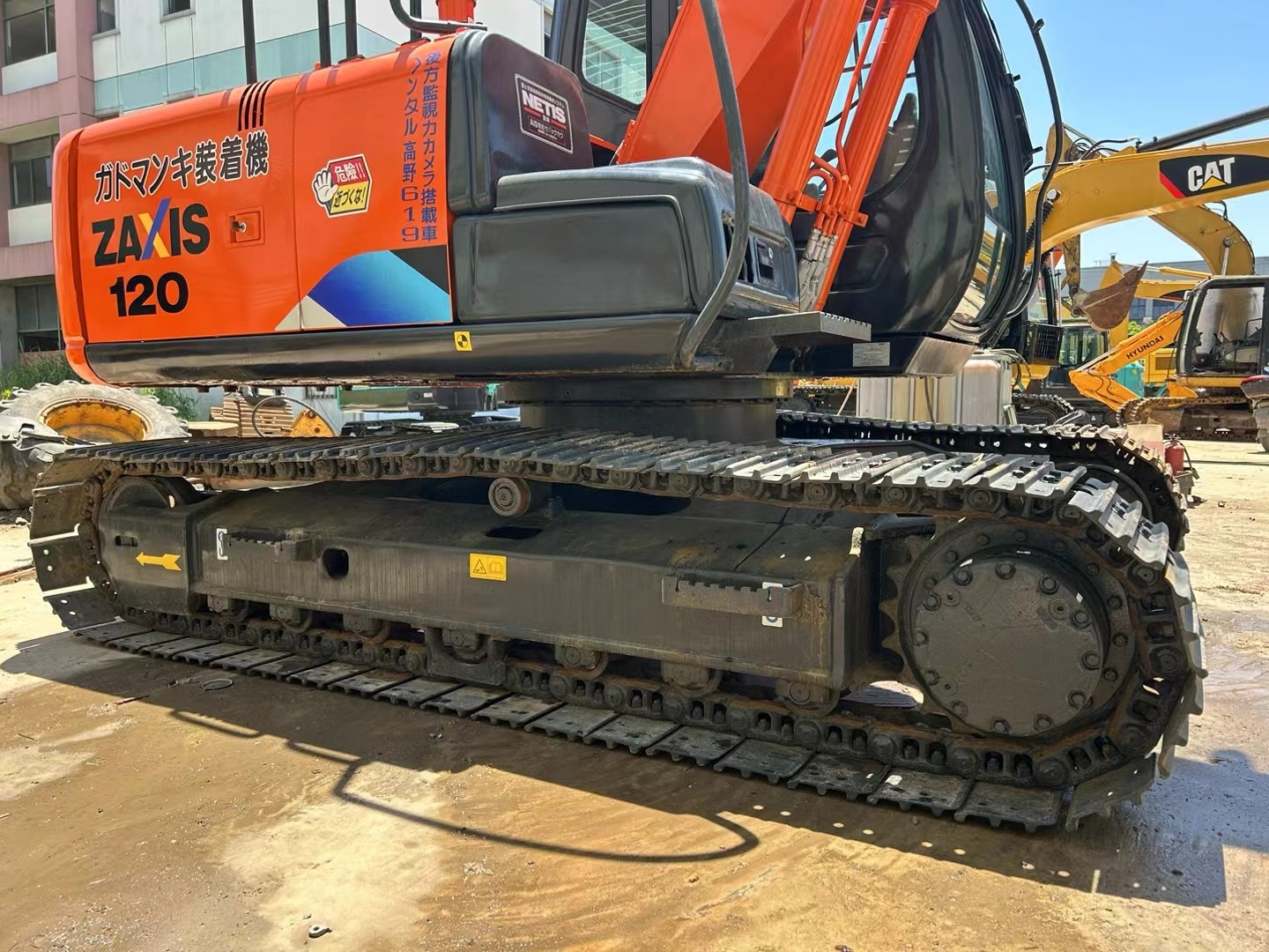 Second Hand Good Looking Zaxis 120 Excavator For Sale For A Low Price