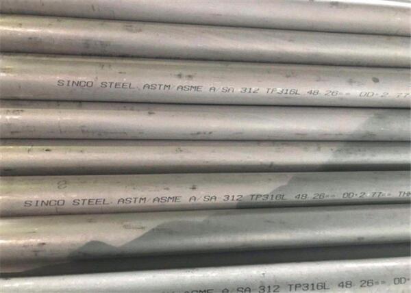 Buy cheap Professional SS Seamless Pipe , 316 Stainless Tube ASTM A312 Size Custom from wholesalers