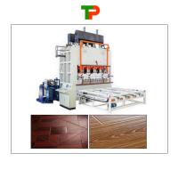Buy cheap 20-30tons Short Cycle Hot Press Laminating Line for Furniture Board product
