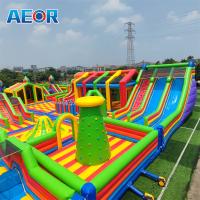 Buy cheap Commercial inflatable amusement park cartoon inflatable fun city for kids product
