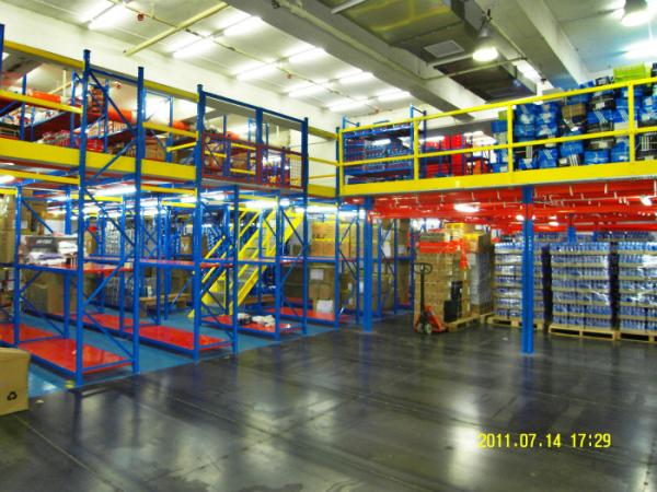 Buy cheap Powder Coat Steel Rack Supported Mezzanine For Distribution Center from wholesalers