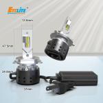 Buy cheap 6000K High Lumen LED Headlight Bulbs , Super Bright H4 100w Headlight Bulbs from wholesalers