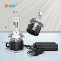 Buy cheap 6000K High Lumen LED Headlight Bulbs , Super Bright H4 100w Headlight Bulbs product