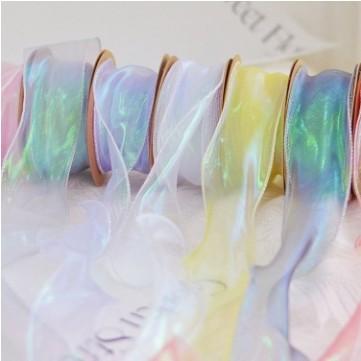 Buy cheap Simple Ribbon Floral Wrapping Material Colorful Fishtail Yarn Handmade Gift 9X9X4 cm Size from wholesalers