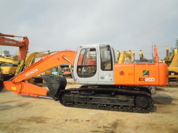 Buy cheap New Paint Second Hand Excavators , Japan Hitachi Ex200 5 Excavator For Sale from wholesalers