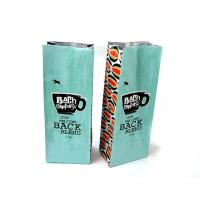 Buy cheap Eco Friendly Biodegradable Kraft Stand Up Pouch 110 Microns Zipper Bags product