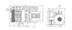 Rotary Vane Vacuum Pump Set Two Stage 11.5KW High Pumping Speed 300L/S
