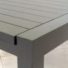 Buy cheap Metal Outdoor Furniture Dining Set AJUNION Luxury Aluminum Expandable Metal Table from wholesalers