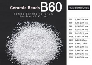 Wholesale 700HV Ceramic Blasting Media B40 B60 B120 B205 B505 Zirconia Beads from china suppliers