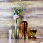 Custom 750ml Glass Bottle Weight Base Material Glass 500ml Glass Liquor Bottle
